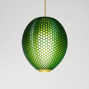 Lampshade/Ceiling light/Pendant light/Green Lamp shade - Emerald Hive H20