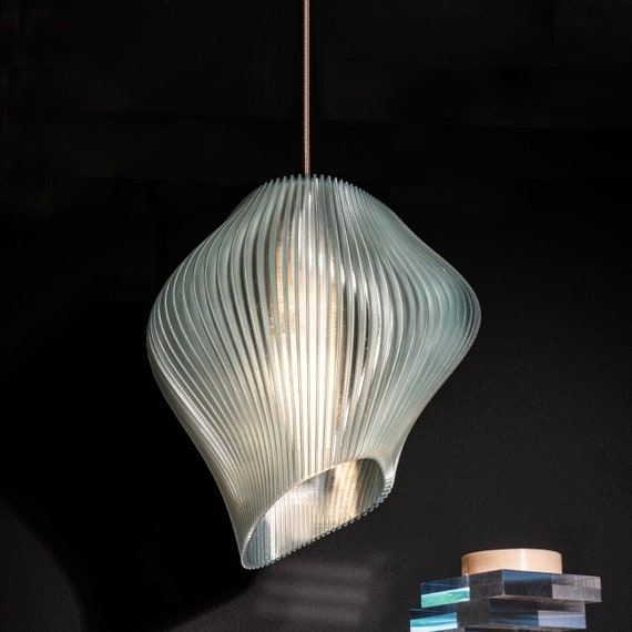 Luxury Sea Wave Lampshade Pendant Light Contemporary Lamp Modern Lamp Art  Deco Lamp Sculptural Lamp Luxury Lamp W30cm X H30cm 