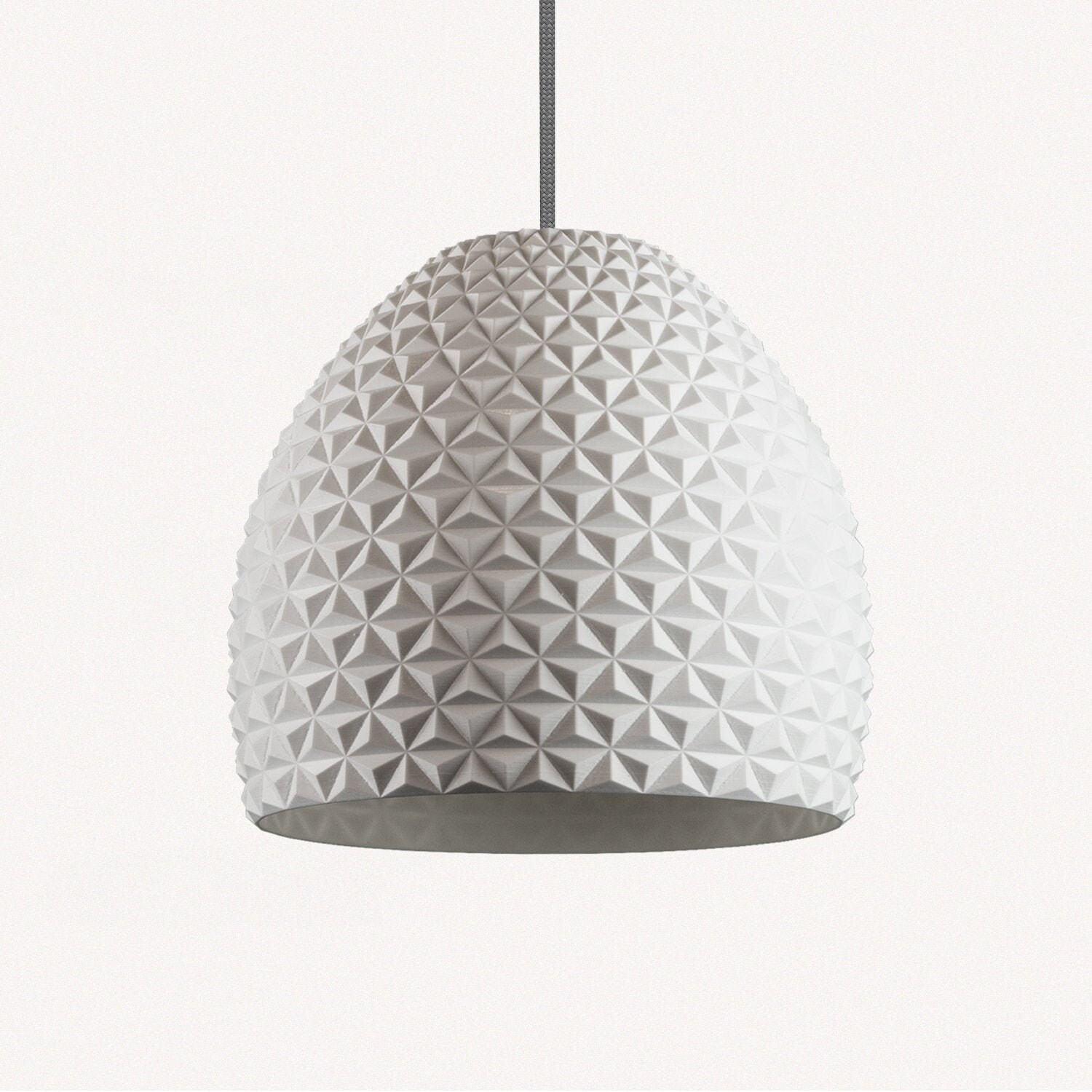White on sale geometric lampshade