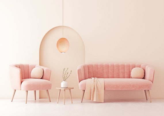 Mid century clearance modern pink