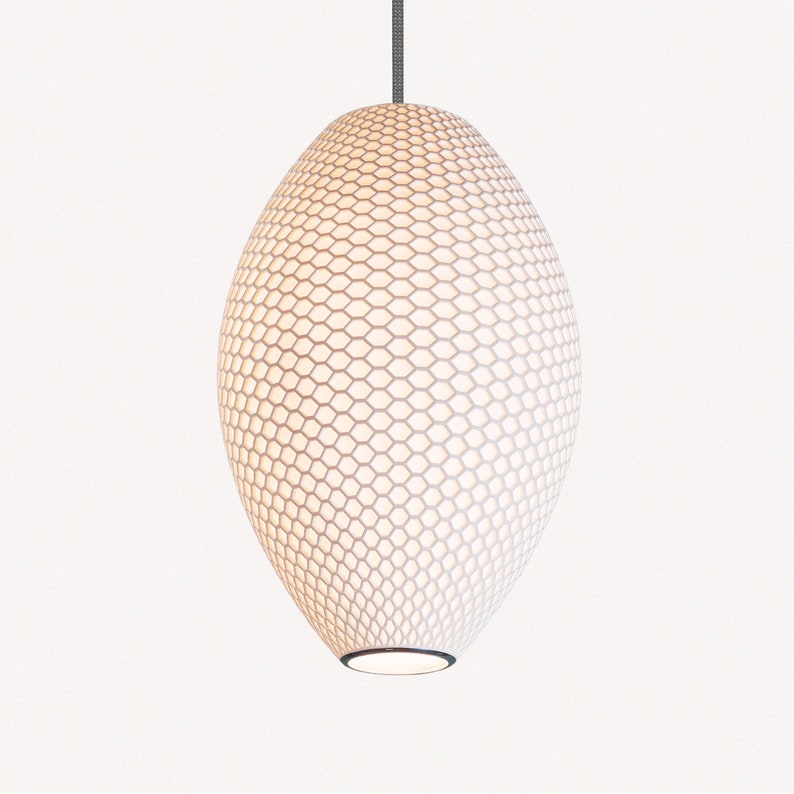 Unique Modern Lamp Shade Hanging Pendant Lamp White Lamp Etsy UK
