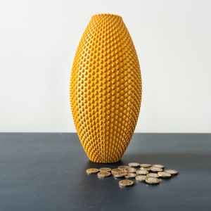 Large Gold Piggy bank-Gold Money box-Pot of Gold-Modern piggy bank-Housewarming gift-Wedding gift- Premium Savings Money box- H30cmxW16cm