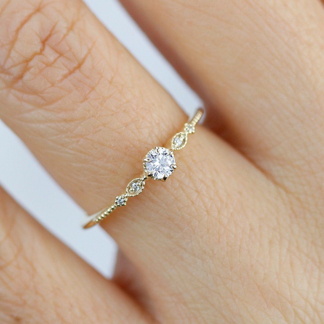 Beautiful simple diamond best sale rings