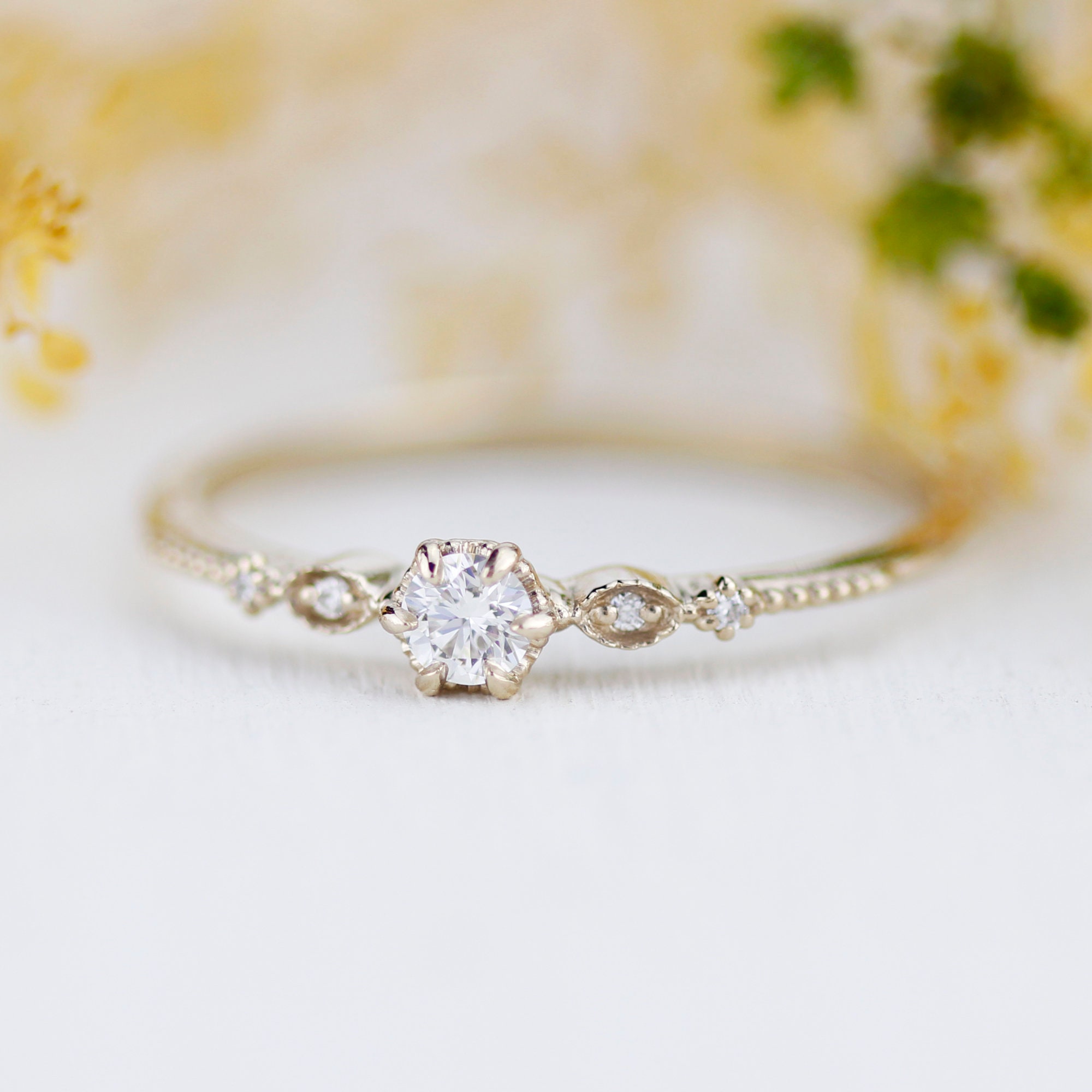 Hot New Fashion 925 Silver Diamond Sweet Creative Engagement Ring Simple  Diamond Wedding Ring Jewelry Gift | Wish