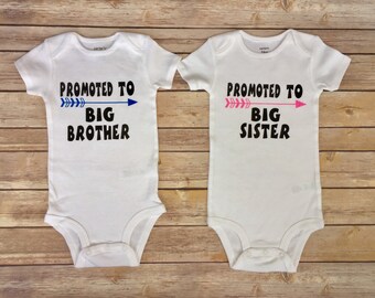promoted to big brother, promoted to big sister,baby announcement shirts,pregnancy announcement shirts, big sister shirt,big brother shirt
