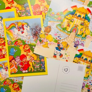 Conjunto de postales de primavera de Rainbow Friends