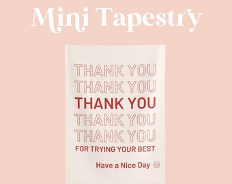 Thank You For Trying Your Best Tapestry, Teacher Decor, Classroom Tapestry, Classroom Decor, Inspirational Classroom Decor