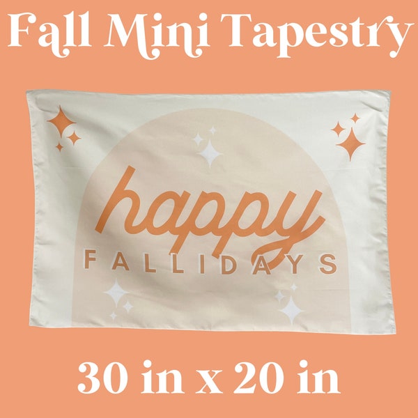 MINI Happy Fallidays Tapestry