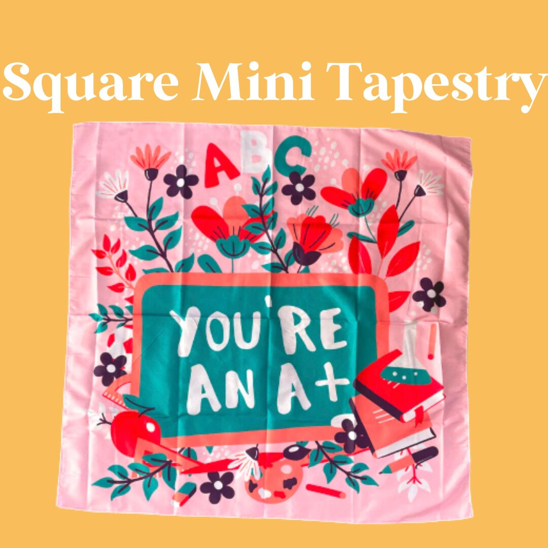 SQUARE MINI You're an A+ (pink) - Etsy