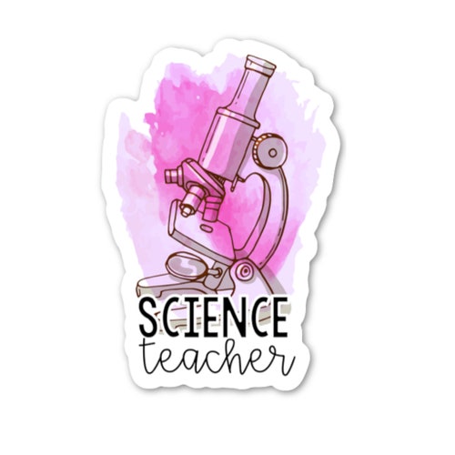 Science Teacher Vinyl STEM Sticker Back to School Gift for | Etsy
