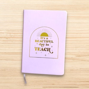IMPERFECT Undated Pink Casebound Teacher Planner A5 Size