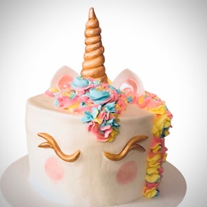 Edible Ballerina Fat Unicorn Cake Topper Unicorn Party Etsy