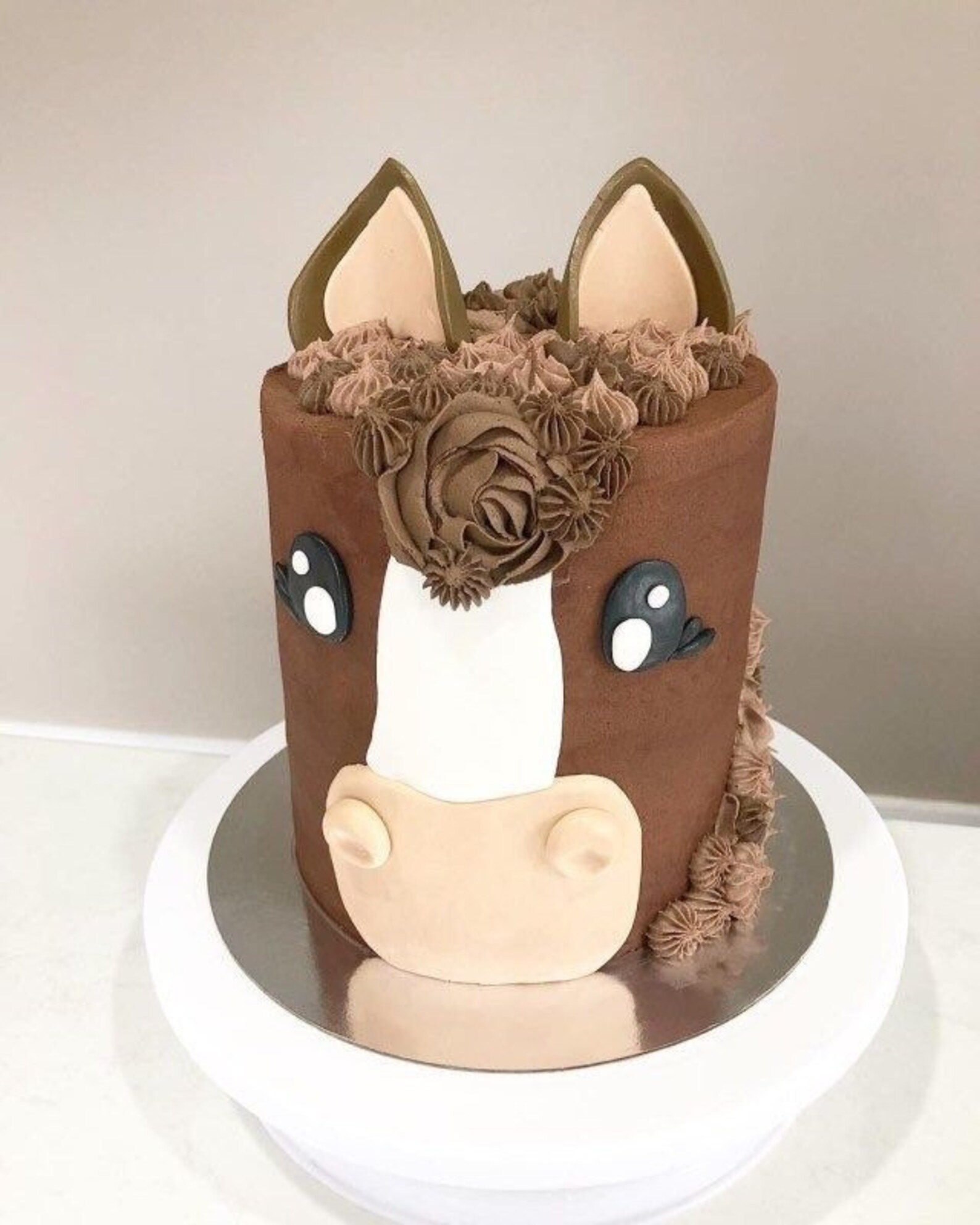 Edible Horse Cake Topper Set Etsy