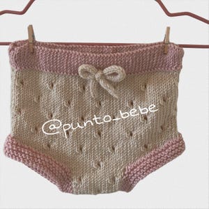 ROMA 0-1 month cover - Knitting pattern (Spanish & English PDF)