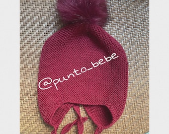 Size 2 years - AVIATOR HAT - PDF in Spanish