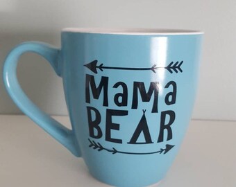 indigo mama bear mug