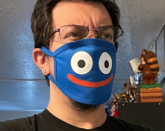 Slimey Video Game Mask - Retro RPG Fantasy Cosplay