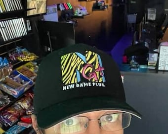 Retro Tiger Stripe Hat: Vintage MTV Gaming Cap (Unisex, Adjustable)