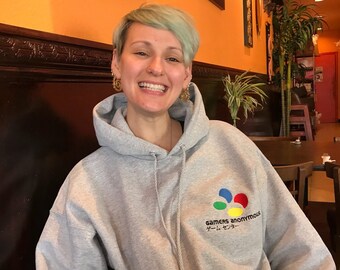 Sudadera Super Hoodtendo, estilo retro pixel art (unisex, mezcla de poliéster cálida)
