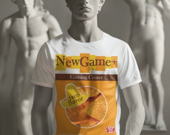 NGP Retro Shirt, Computer Chips Graphic (Unisex Polyblend Tee)