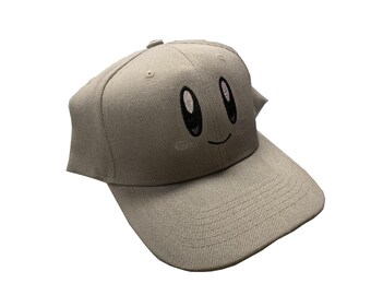Hoshi No Cap: Gray Classic Alien Hat (Retro Gaming Style)