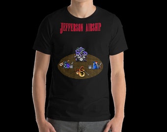 Jefferson Airship Music Shirt, Retro Gamer Style (Unisex S-3XL)