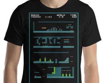 Retro Gamer T-Shirt: Klassischer italienischer Klempner, Vintage Videospiel