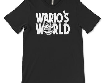Wario's World Shirt: Retro Nintendo Gaming Tee