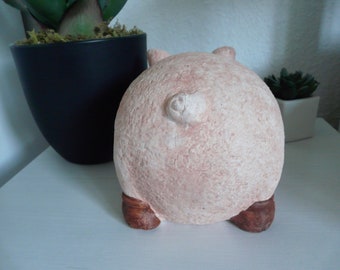 Decoration pig made of clay party birthday garden