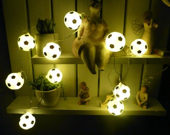 LED football light chain football lamp football ball table lamp hanging lamp sport party birthday