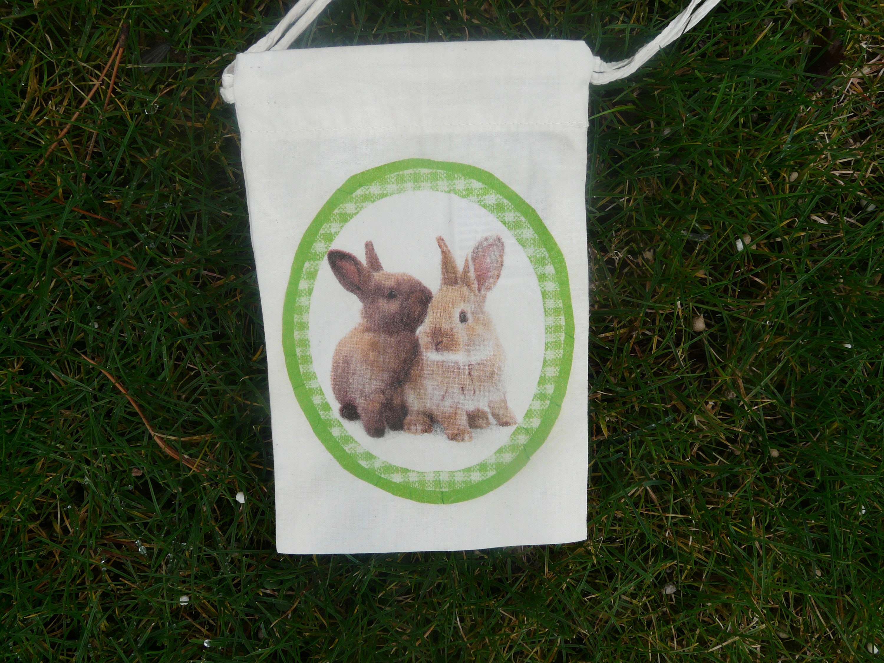 Gift bag bags rabbits rabbit party birthday Easter Etsy