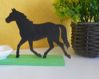 Pferdelampe Lampe Tischlampe Windlicht Pferd Reitpferd Pony Holz Party Geburtstag