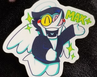 Spamton Angel MAX HP-vinylsticker