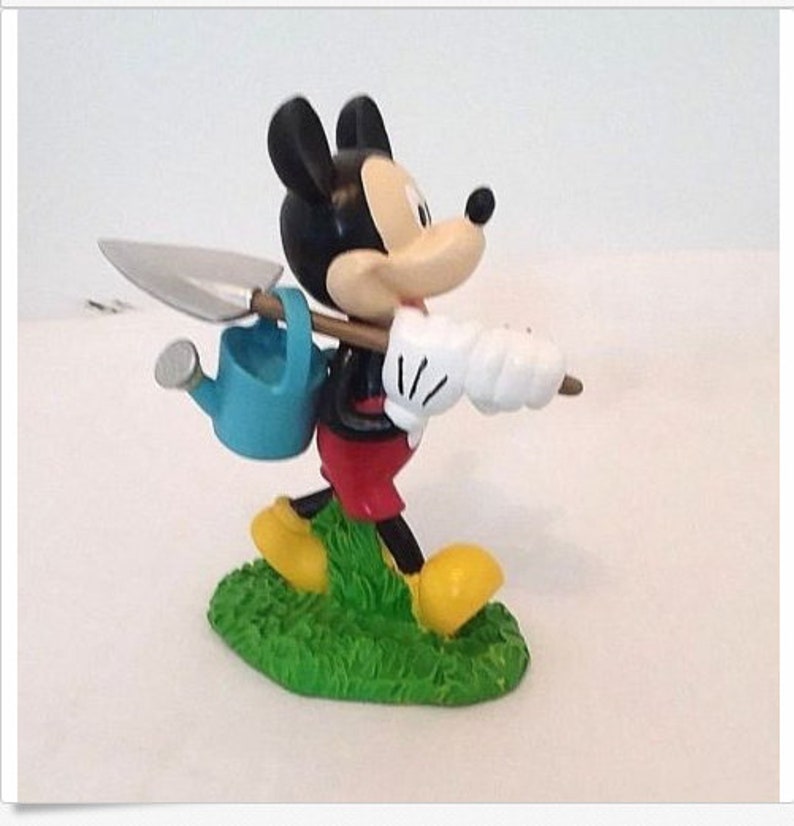 Fairy Garden Statue Mickey Mouse Disney Figure Mini Planter Etsy