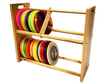 Disc Golf Rack Storage Holder Stackable - Dual
