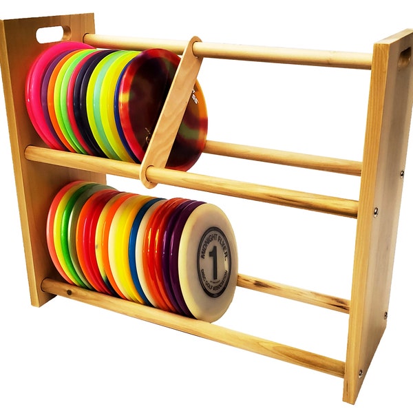 Disc Golf Rack Storage Holder Stackable - Dual