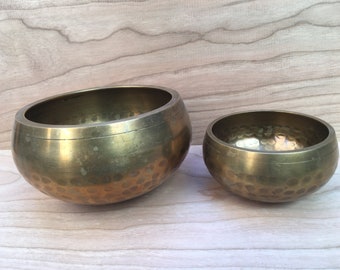 Set Klangschalen aus Messing