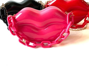 Lip Clutch Crossbody bag