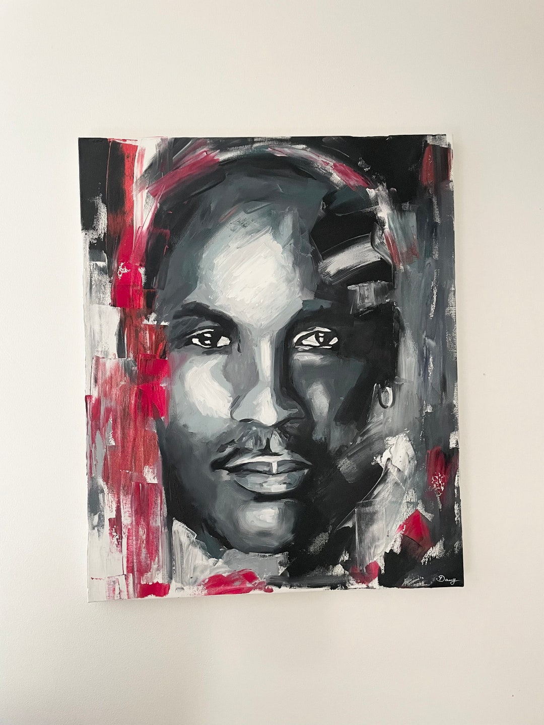 michael jordan portrait photo