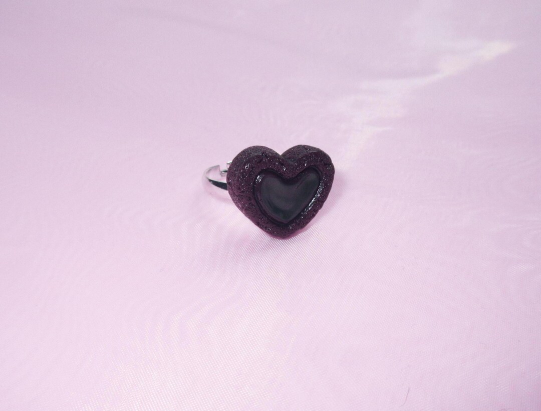 Heart Chocolate Ring | Cutecore Kawaii Rings | Kawaiicore Aesthetic ...