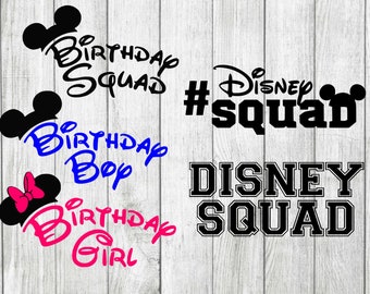 Download Disney birthday svg | Etsy