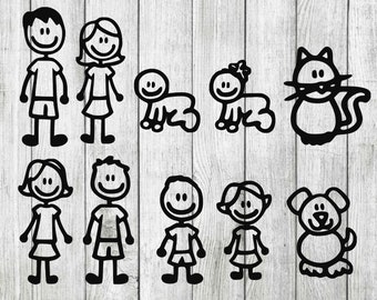 Download Stick Figure Svg Etsy