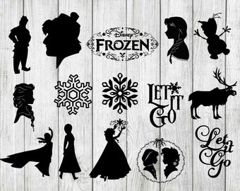 アナと雪の女王のSVGバンドル、アナと雪の女王のクリップアート