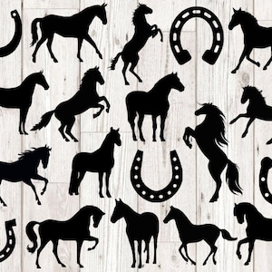 Pferd SVG | Pferd SVG Bundle| Pferd geschnitten Datei | Pferd Silhouette | Pferd Vektor | Pferd Clipart | Pferd Designs zwart | Tiere geschnitten Datei | Tierschnittdatei