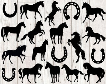 Horse SVG | Horse SVG Bundle| Horse Cut File| Horse Silhouette| Horse Vector| Horse Clipart| Horse Designs Svg| Animals Svg| Animal Cut File