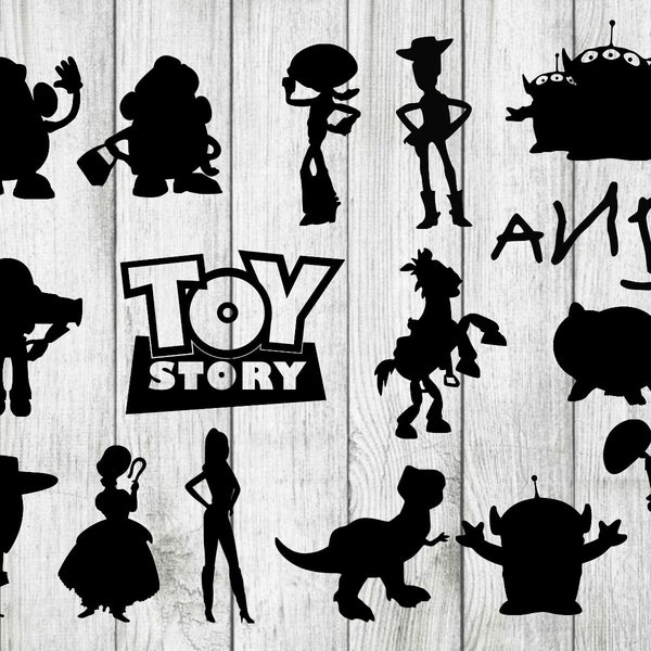 Toy story svg bundle, toy story clipart, woody svg, andy, aliens, cut files for cricut silhouette, png, eps,svg