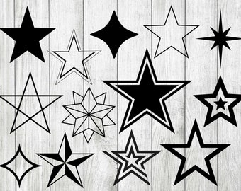 Star svg bundle, star cut files, star clipart, star cut files for cricut, star cut files for silhouette, starsvg, star eps, star png