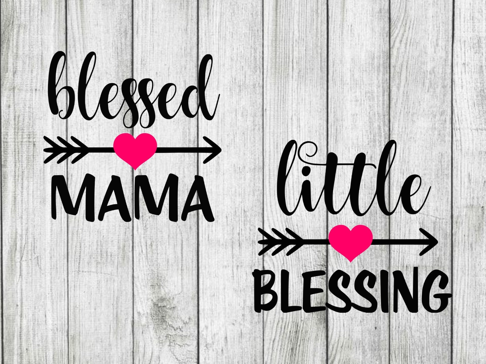 Blessed Mama Svg Bundle Little Blessing 