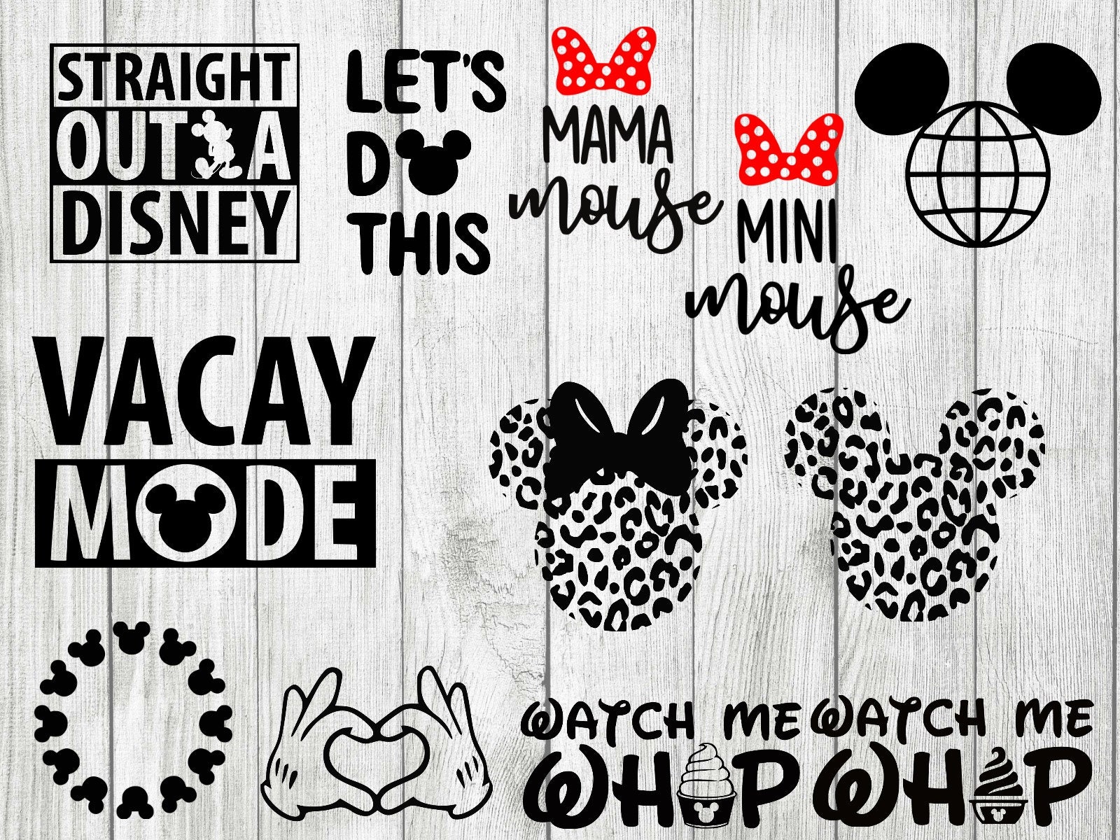 Disney vacation svg bundle, straight outta disney svg, disney monogram svg,...