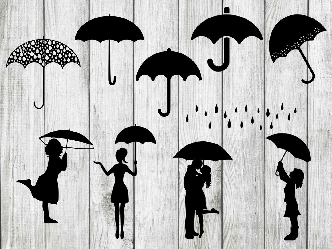 Regenschirm SVG-Bundle, Regen SVG-Bundle, Regenschirm schneide Datei,  Regenschirm Clipart, SVG-Dateien für Silhouette, Dateien für Cricut, svg,  dxf, ..., image size:1080x810